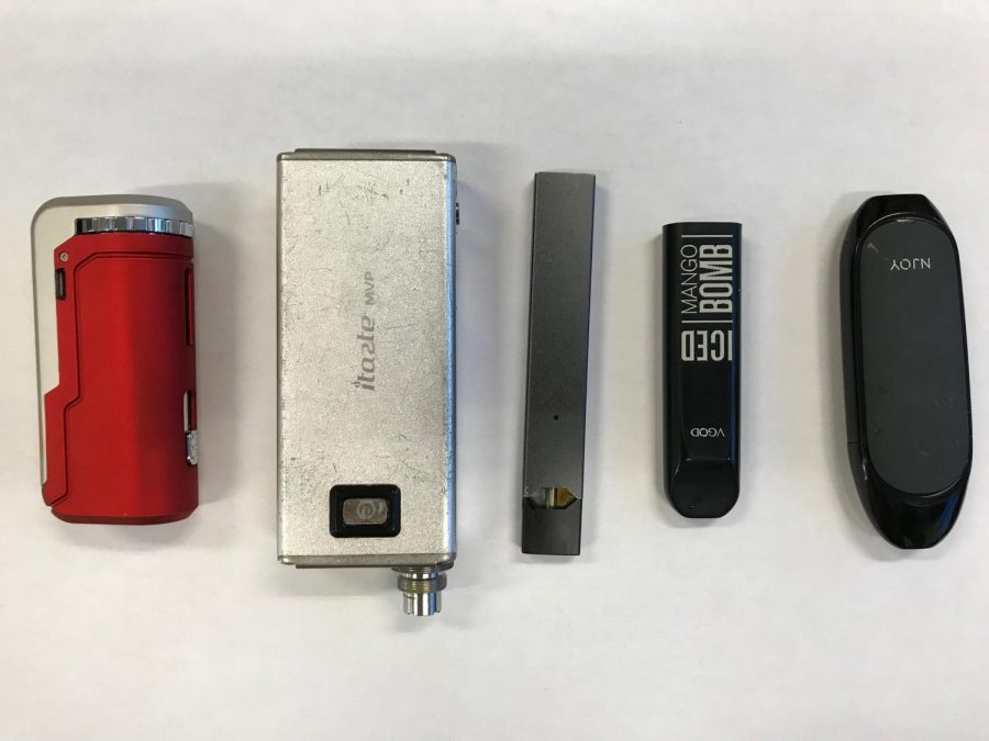 These are just a few of the vapes that students are introduced to.