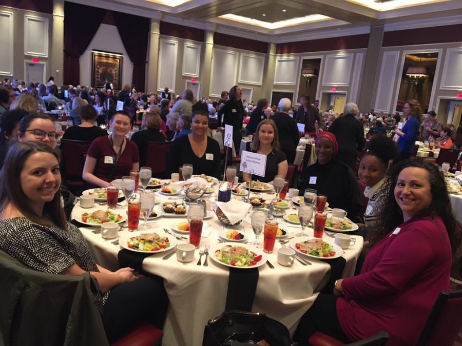 HHS women at the annual luncheon organized by Notre Dame