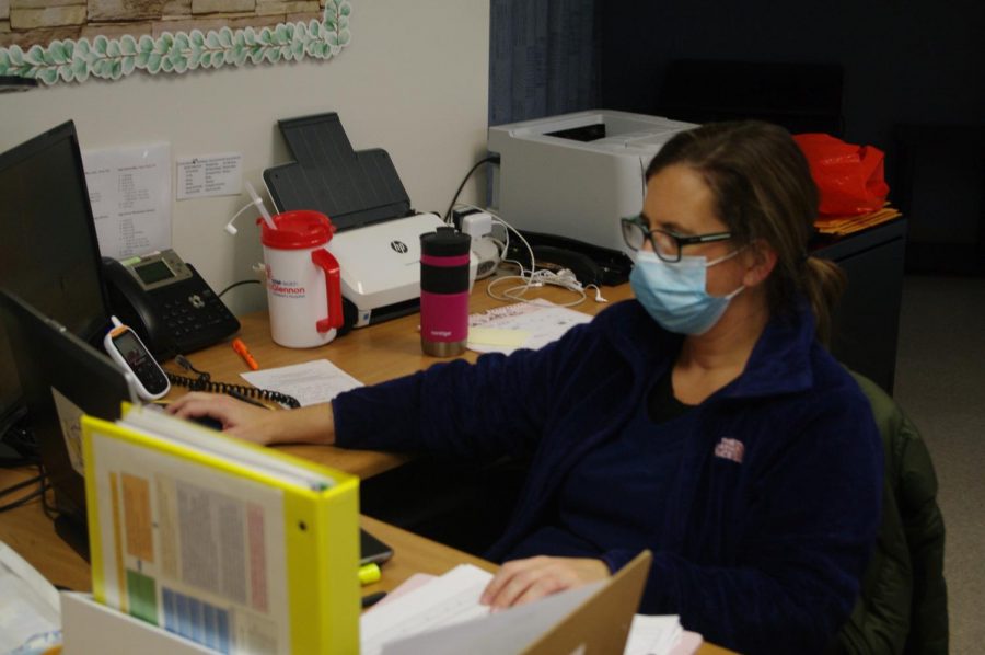 HHS Nurse Molly Leech is an important person in the Contact Tracing protocol.