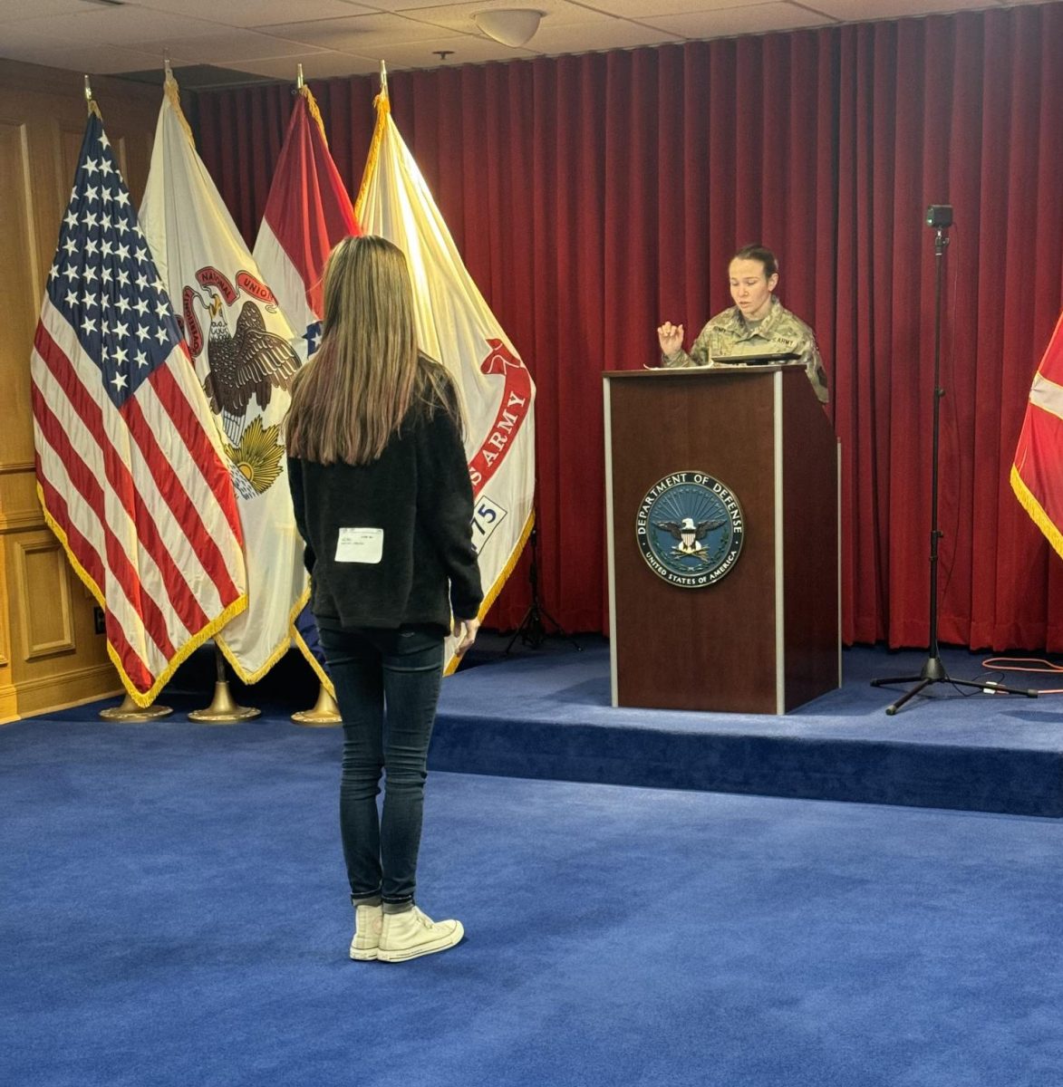 A Senior’s Service: Cheyenne Wilson Commits to the National Guard